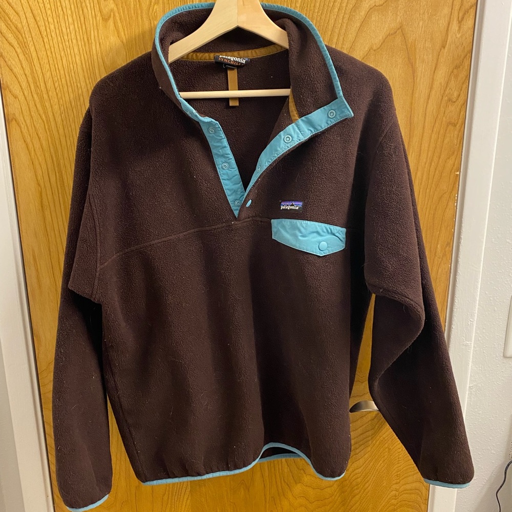 Patagonia Brown Fleece Pullover